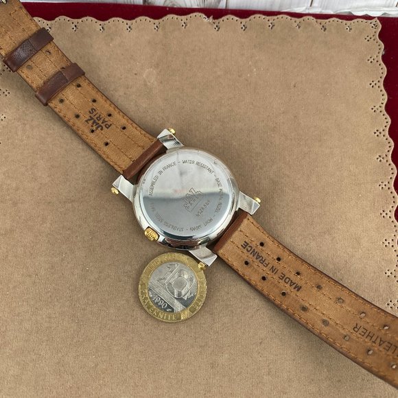 Vintage Jaz Paris Chronograph Triple Date Watch NIB - Picture 11 of 11